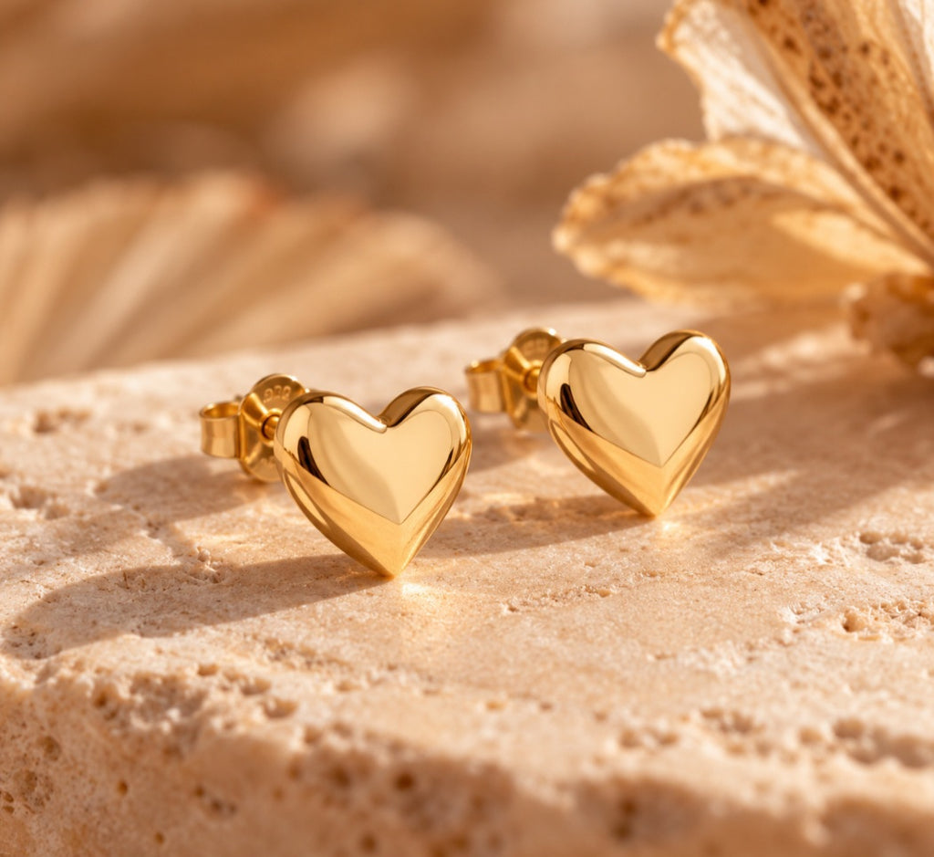 Island Love Earrings — 18 Carat Gold