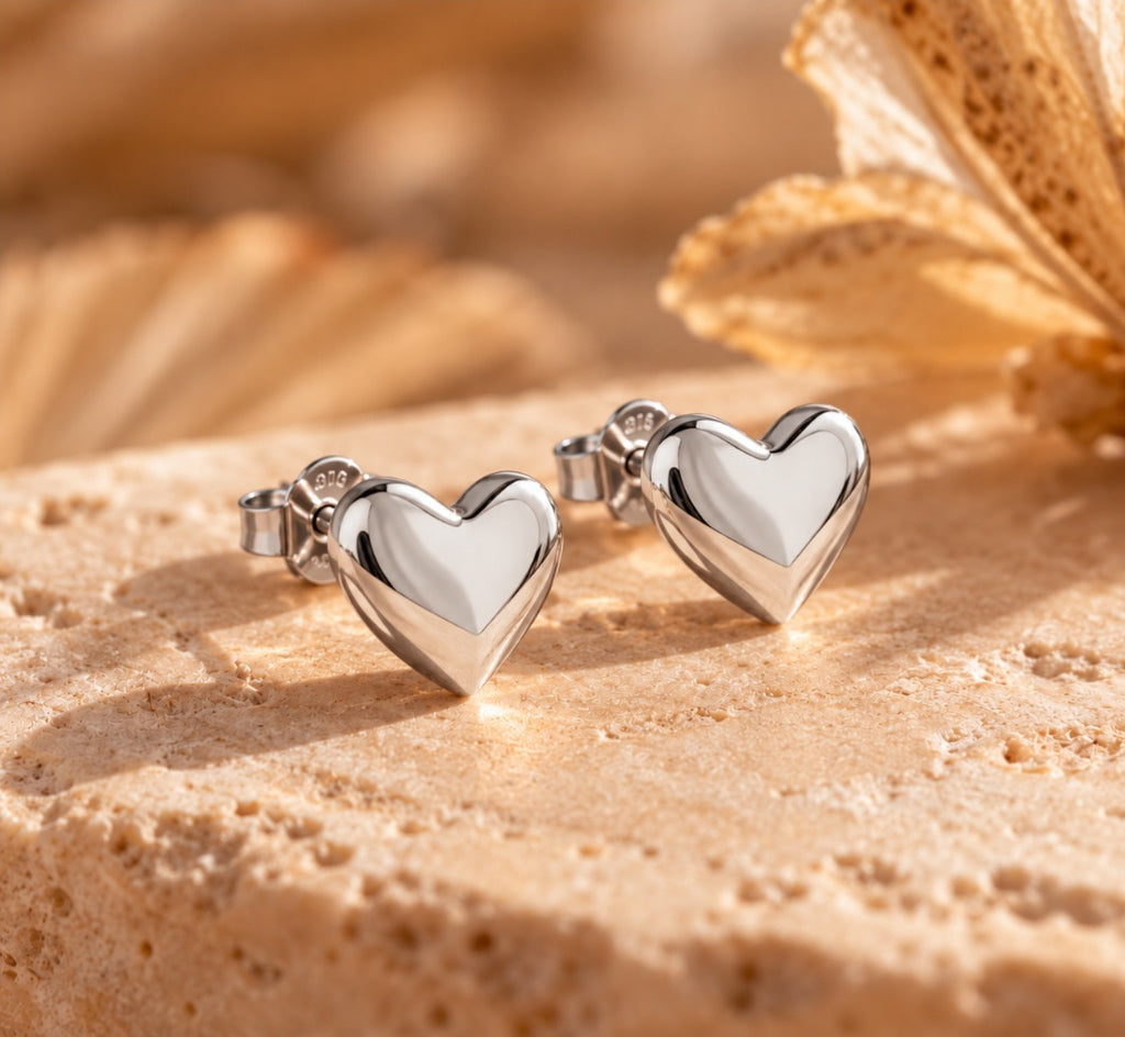 Island Love Earrings — Silver